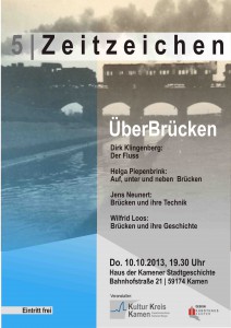 Plakat Zeitzeichen ÜberBrücken 2013 Din A3 Kopie