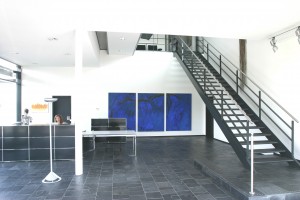 Abb. 11 Blaues Bild mit hohem Bogen 2006 200 x 460 cm Kopie